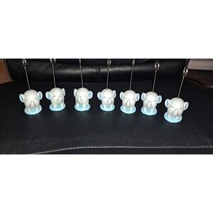 7- Kate Aspen "Born to be Wild" elephant place card or photo holders